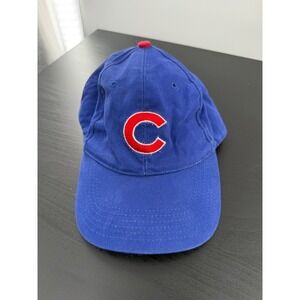 Chicago Cubs Blue Adjustable Baseball Cap MLB C Logo Dad Hat Cotton